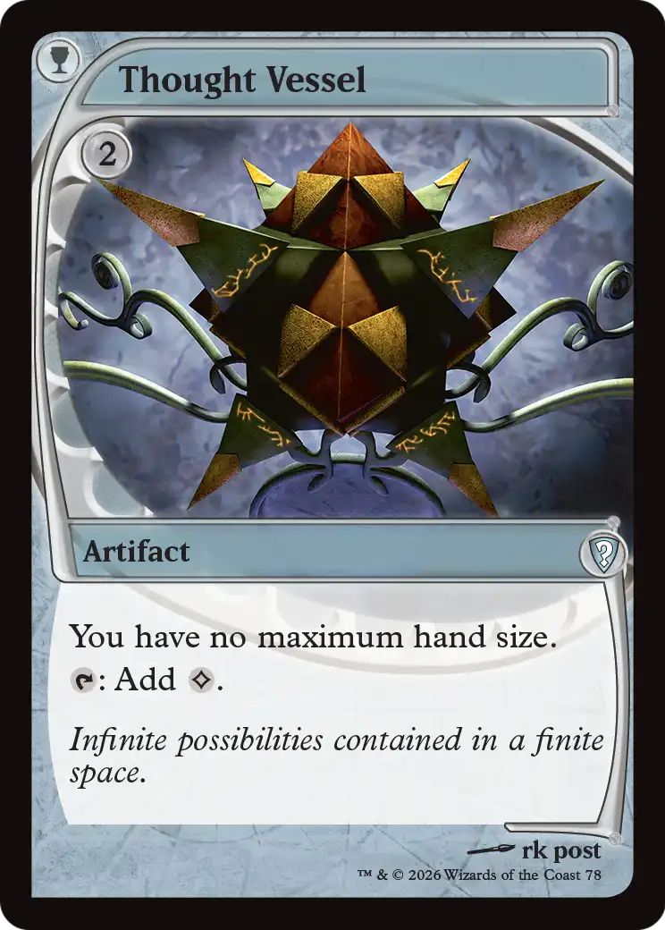Thought Vessel (Future Sight) [Mystery Booster: Commander Edition] | Magic Magpie