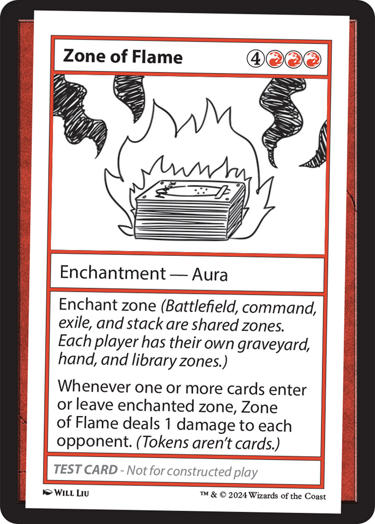 Zone of Flame [Mystery Booster 2 Playtest Cards] | Magic Magpie