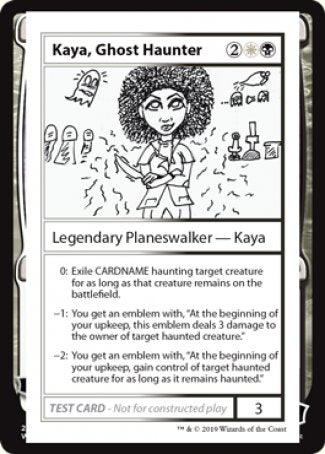 Kaya, Ghost Haunter (2021 Edition) [Mystery Booster Playtest Cards] | Magic Magpie