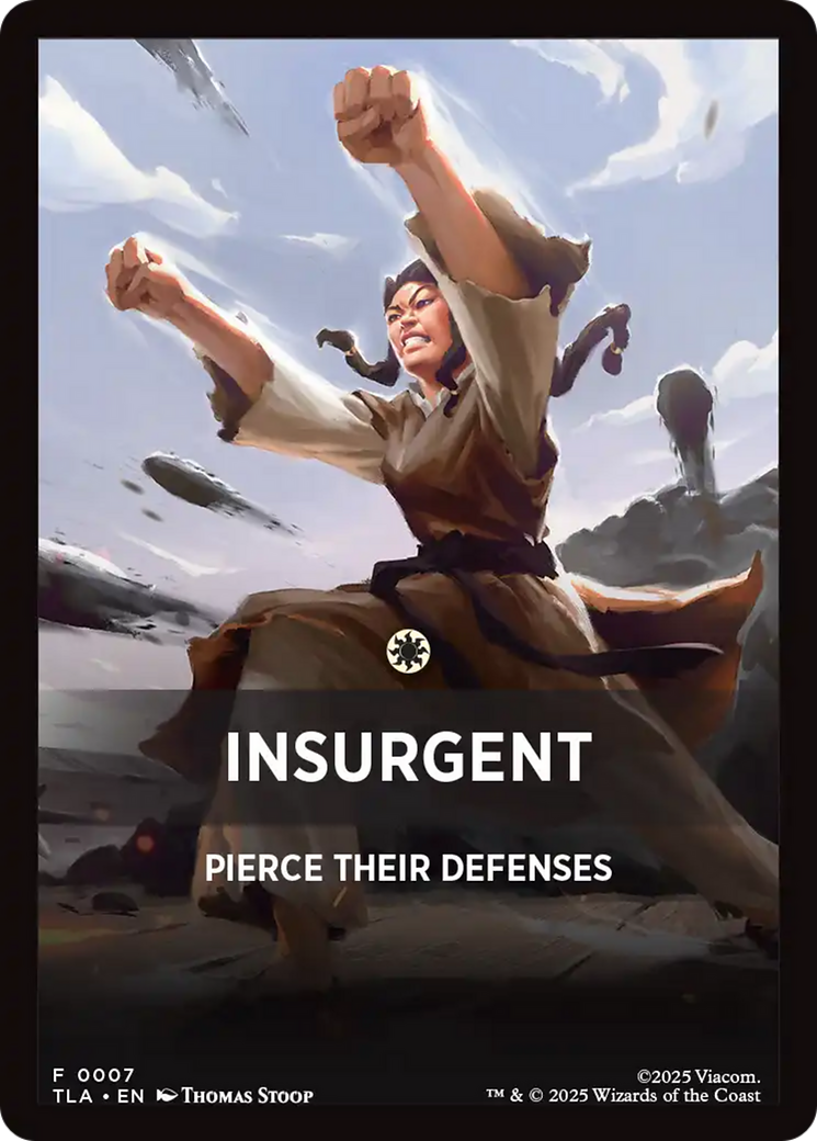 Insurgent Theme Card [Avatar: The Last Airbender Tokens] | Magic Magpie