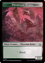 Elemental (9) // Phyrexian Hydra (11) Double-Sided Token [March of the Machine Tokens] | Magic Magpie