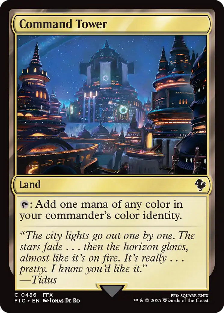 Command Tower (0486) [FINAL FANTASY Commander] | Magic Magpie