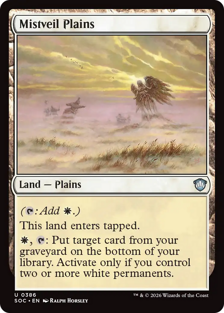 Mistveil Plains [Secrets of Strixhaven Commander] | Magic Magpie