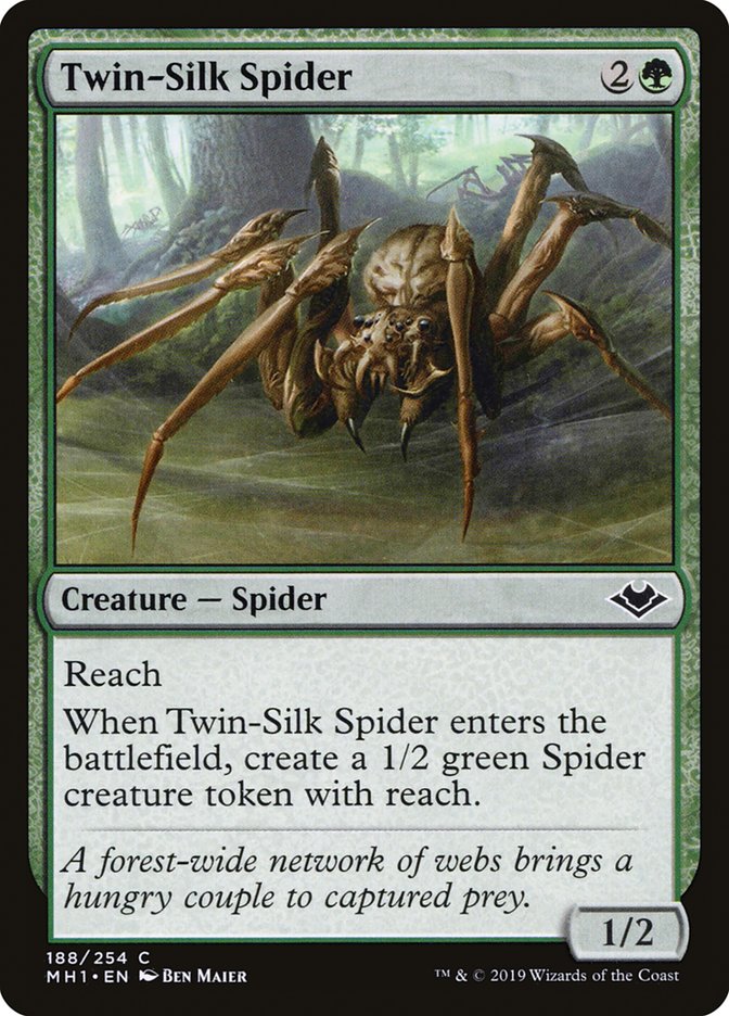 Twin-Silk Spider [Modern Horizons] | Magic Magpie