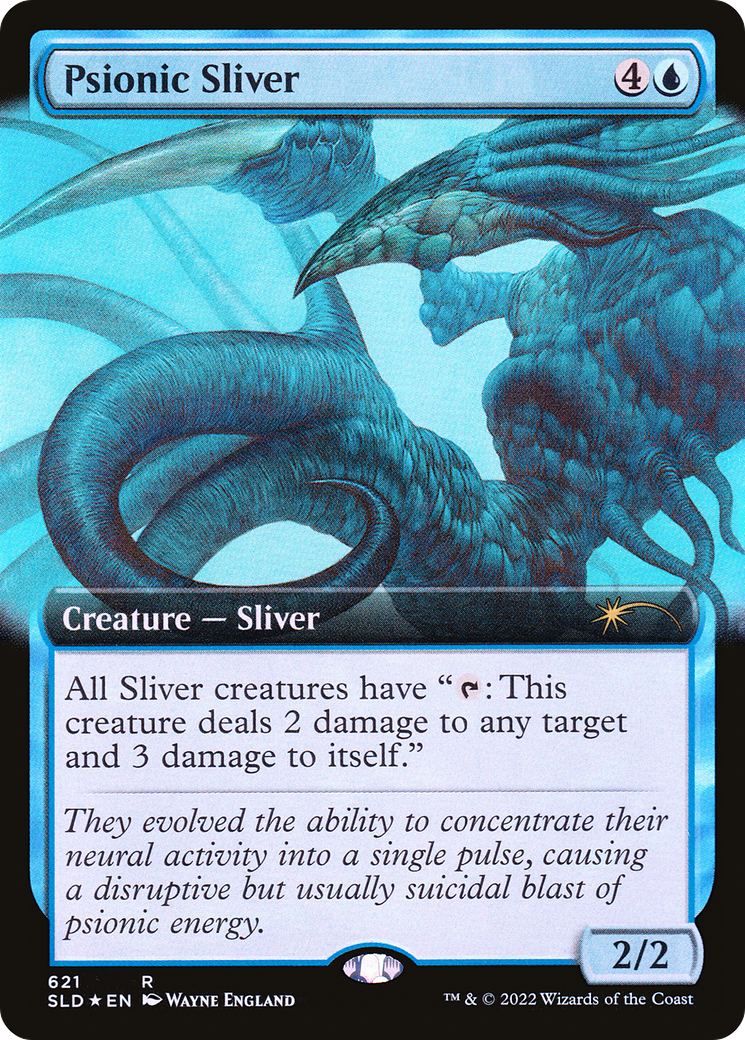 Psionic Sliver (Extended Art) [Secret Lair Drop Promos] | Magic Magpie