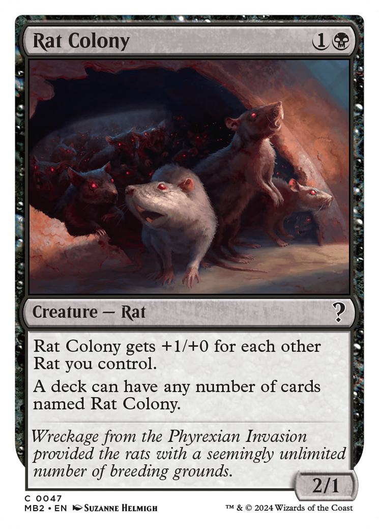 Rat Colony (White Border) [Mystery Booster 2] | Magic Magpie