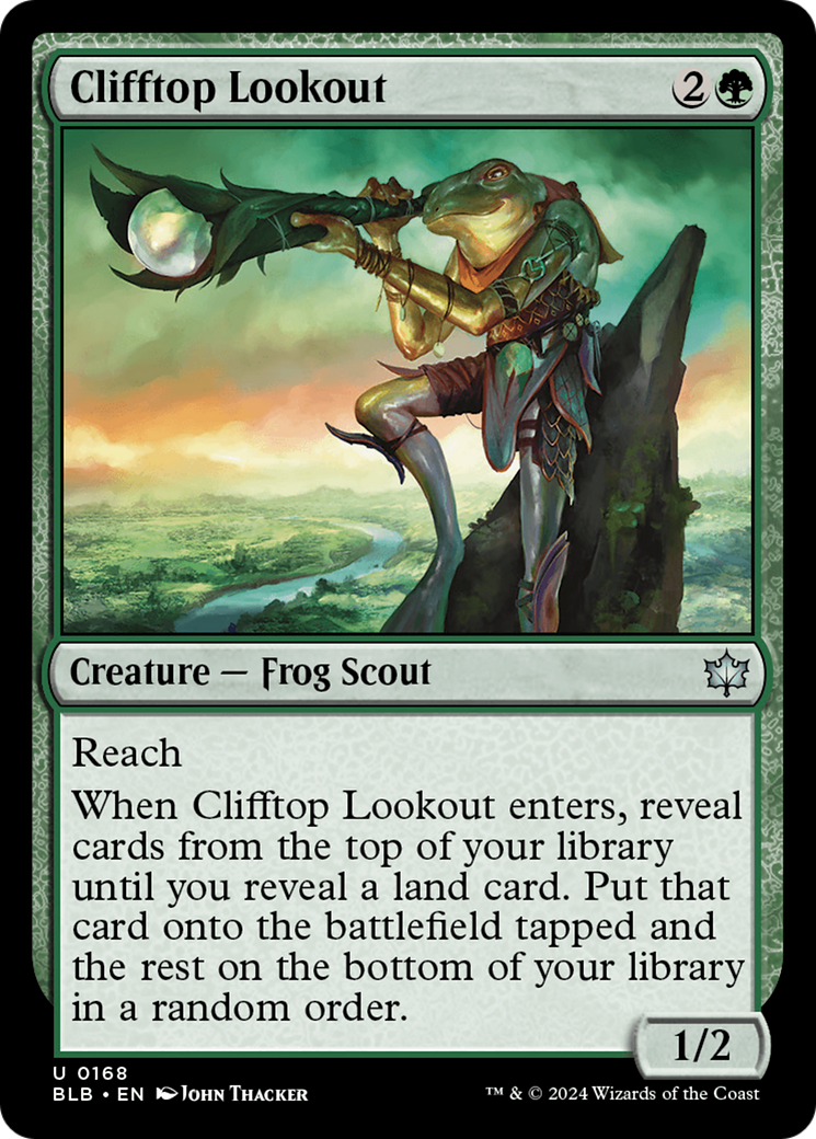 Clifftop Lookout [Bloomburrow] | Magic Magpie