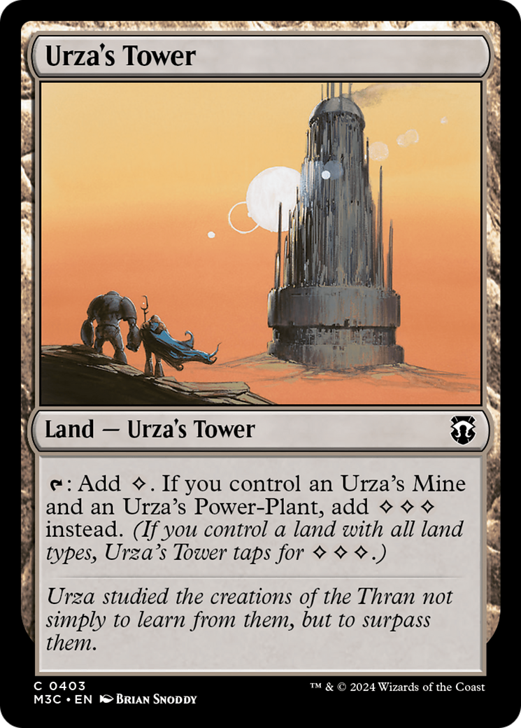 Urza's Tower (Ripple Foil) [Modern Horizons 3 Commander] | Magic Magpie