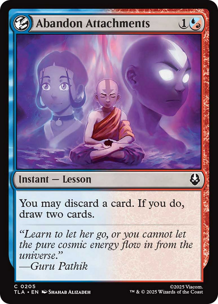 Abandon Attachments [Avatar: The Last Airbender] | Magic Magpie