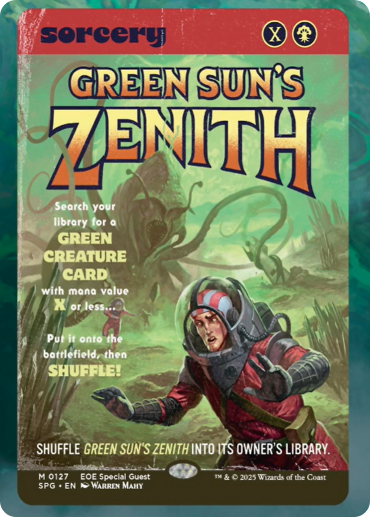 Green Sun's Zenith (Showcase) [Edge of Eternities Special Guests] | Magic Magpie