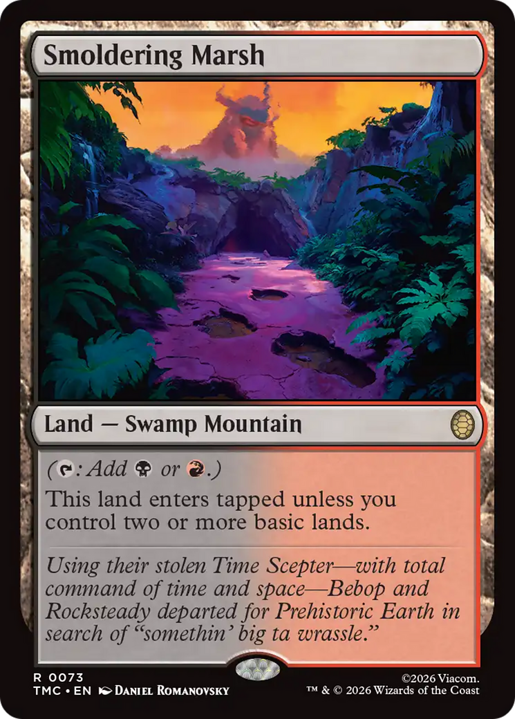 Smoldering Marsh [Teenage Mutant Ninja Turtles Commander] | Magic Magpie