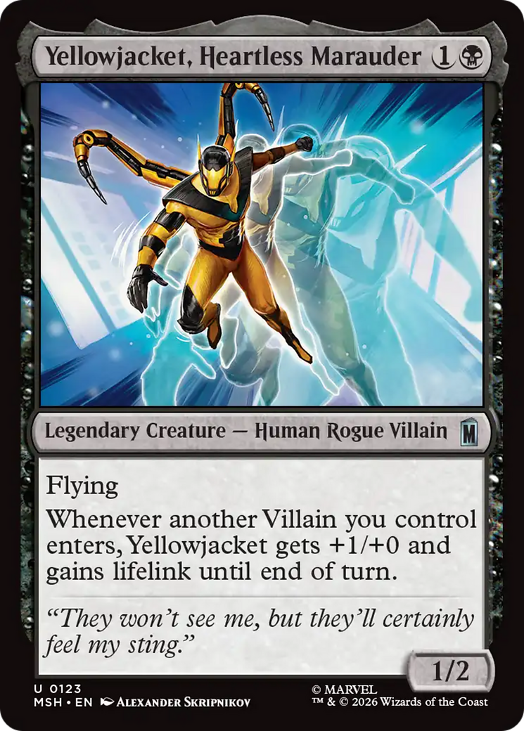 Yellowjacket, Heartless Marauder [Marvel Super Heroes] | Magic Magpie
