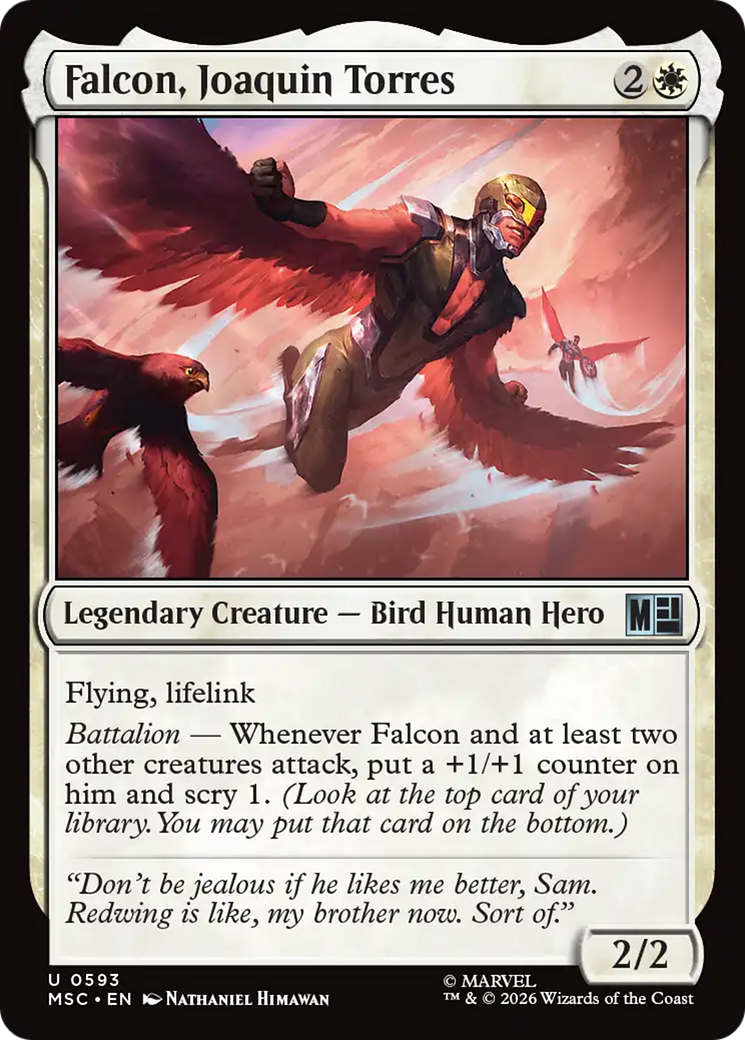 Falcon, Joaquin Torres [Marvel Super Heroes Commander] | Magic Magpie