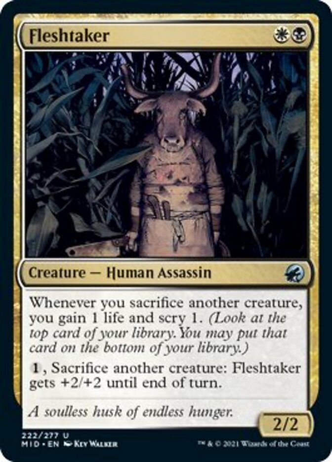 Fleshtaker [Innistrad: Midnight Hunt] | Magic Magpie