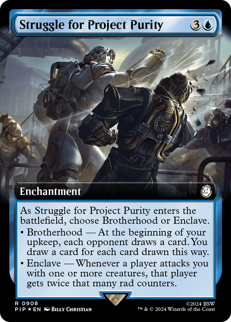Struggle for Project Purity (Extended Art) (Surge Foil) [Fallout] | Magic Magpie