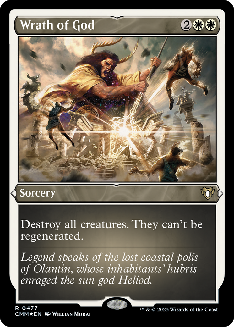 Wrath of God (Foil Etched) [Commander Masters] | Magic Magpie