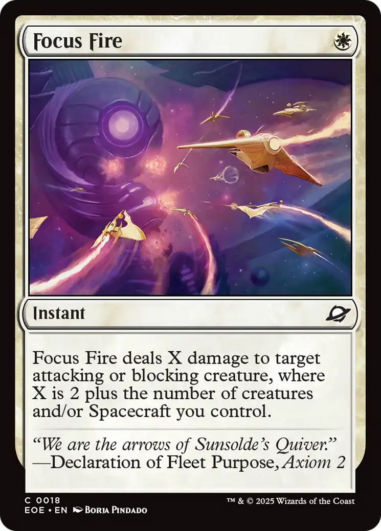 Focus Fire [Edge of Eternities] | Magic Magpie