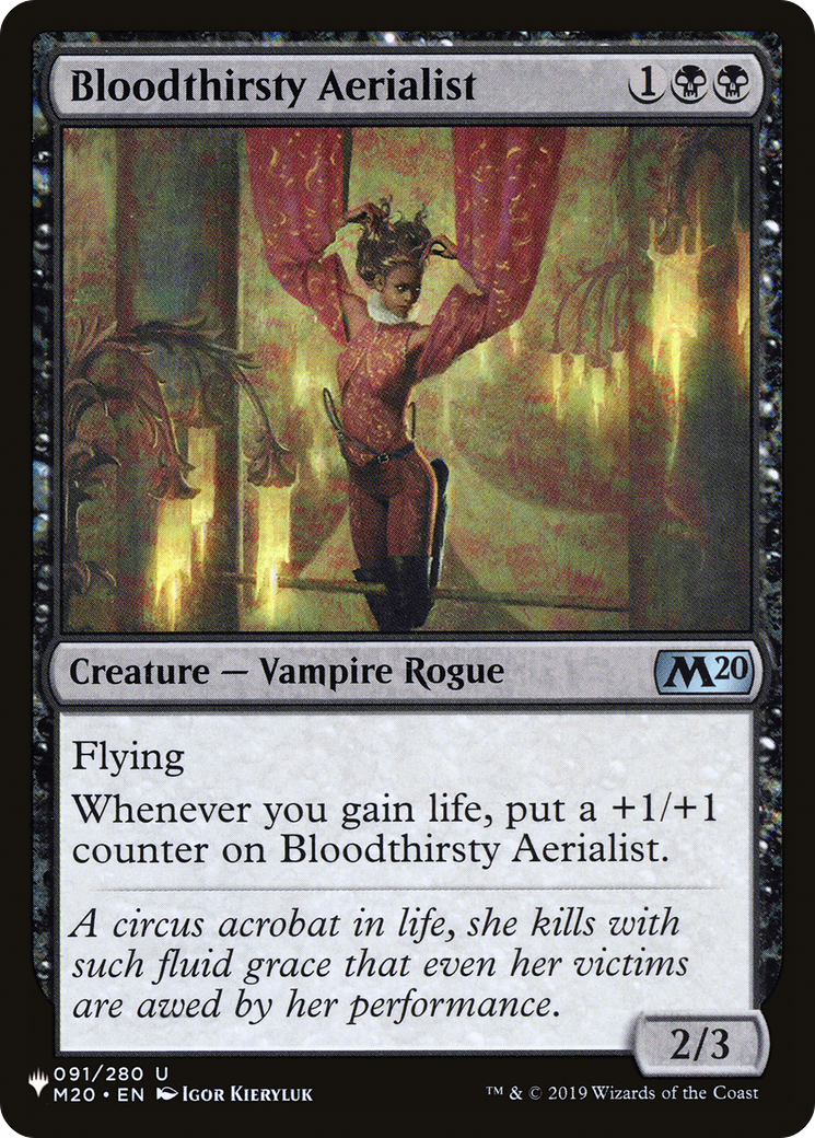 Bloodthirsty Aerialist [The List Reprints] | Magic Magpie