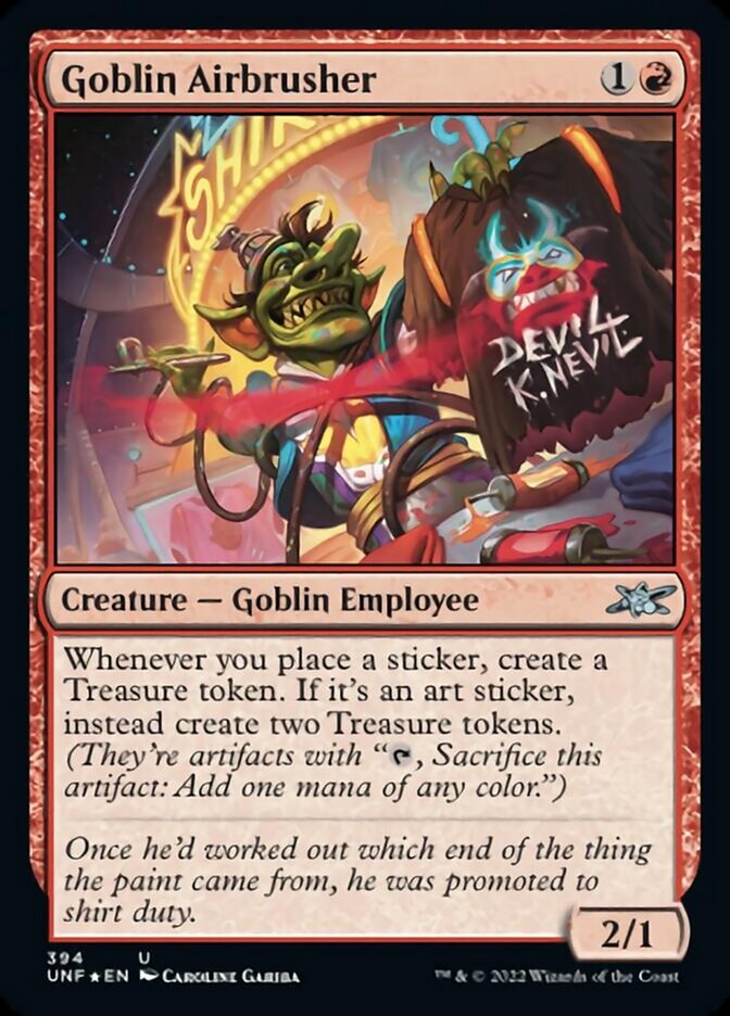 Goblin Airbrusher (Galaxy Foil) [Unfinity] | Magic Magpie