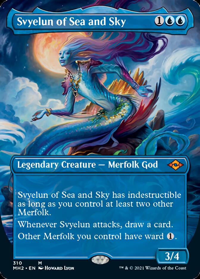 Svyelun of Sea and Sky (Borderless Alternate Art) [Modern Horizons 2] | Magic Magpie