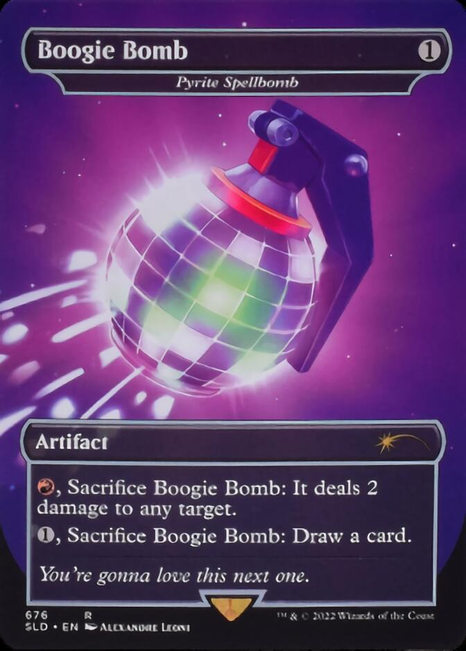 Pyrite Spellbomb - Boogie Bomb (Borderless) [Secret Lair Drop Promos] | Magic Magpie