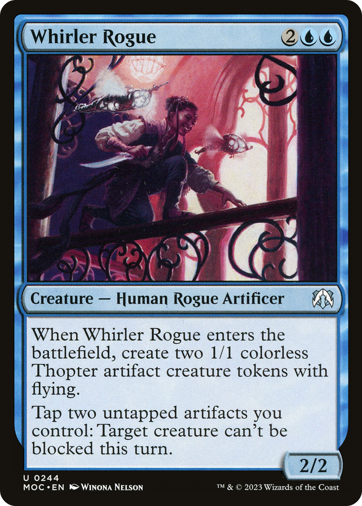 Whirler Rogue [March of the Machine Commander] | Magic Magpie