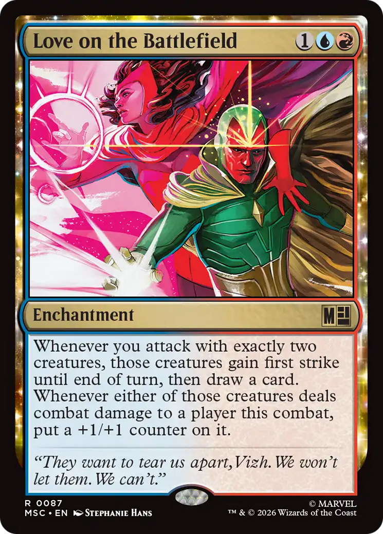 Love on the Battlefield (Surge Foil) [Marvel Super Heroes Commander] | Magic Magpie