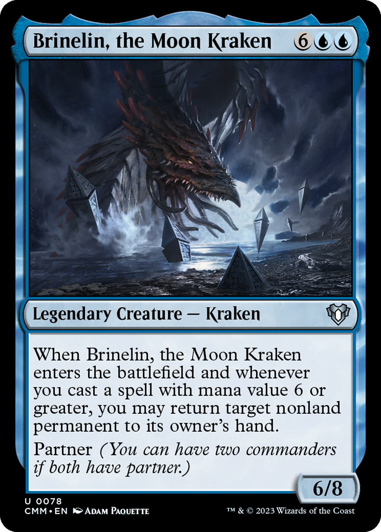 Brinelin, the Moon Kraken [Commander Masters] | Magic Magpie