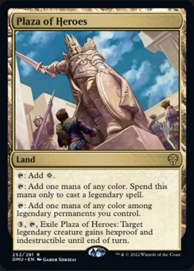 Plaza of Heroes (Promo Pack) [Dominaria United Promos] | Magic Magpie