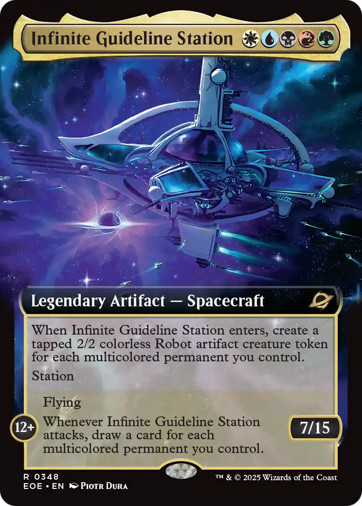 Infinite Guideline Station (Extended Art) [Edge of Eternities] | Magic Magpie
