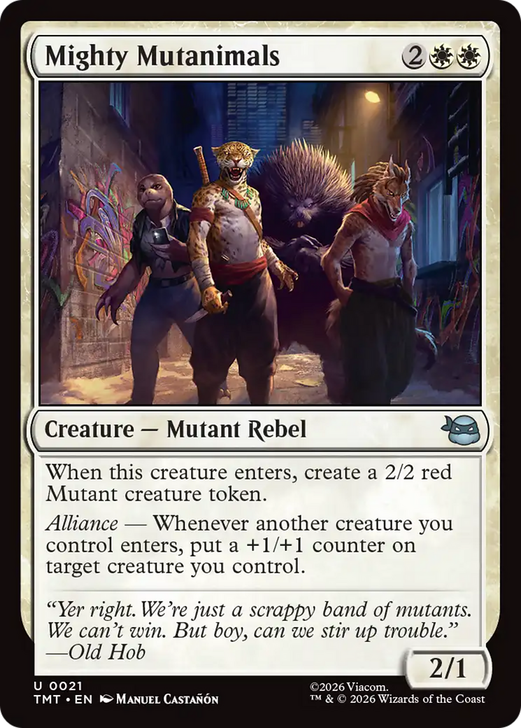 Mighty Mutanimals [Teenage Mutant Ninja Turtles] | Magic Magpie