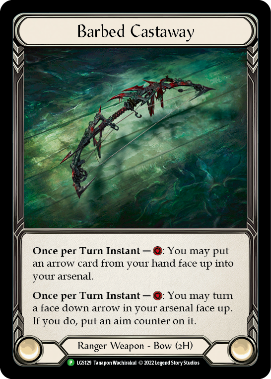 Barbed Castaway [LGS129] (Promo)  Cold Foil | Magic Magpie