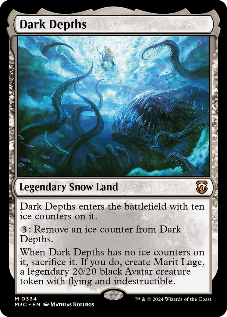 Dark Depths (Ripple Foil) [Modern Horizons 3 Commander] | Magic Magpie