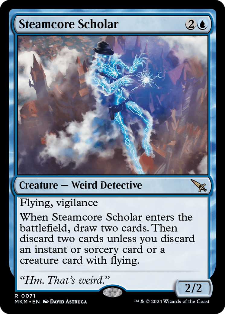 Steamcore Scholar [Murders at Karlov Manor] | Magic Magpie