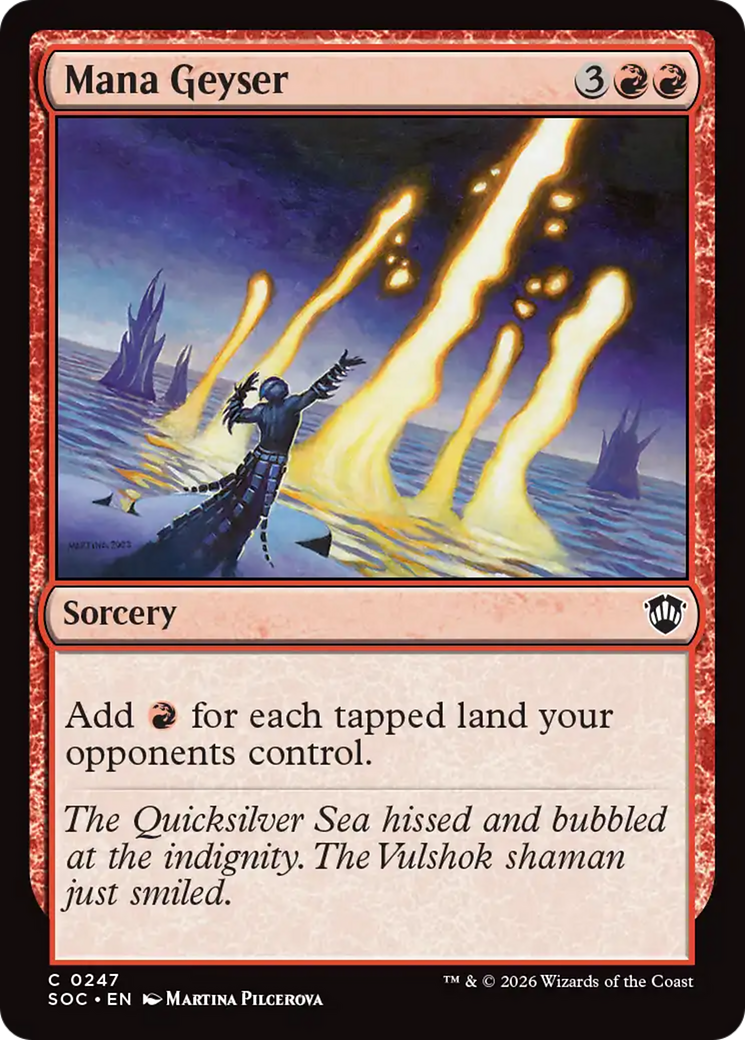 Mana Geyser [Secrets of Strixhaven Commander] | Magic Magpie