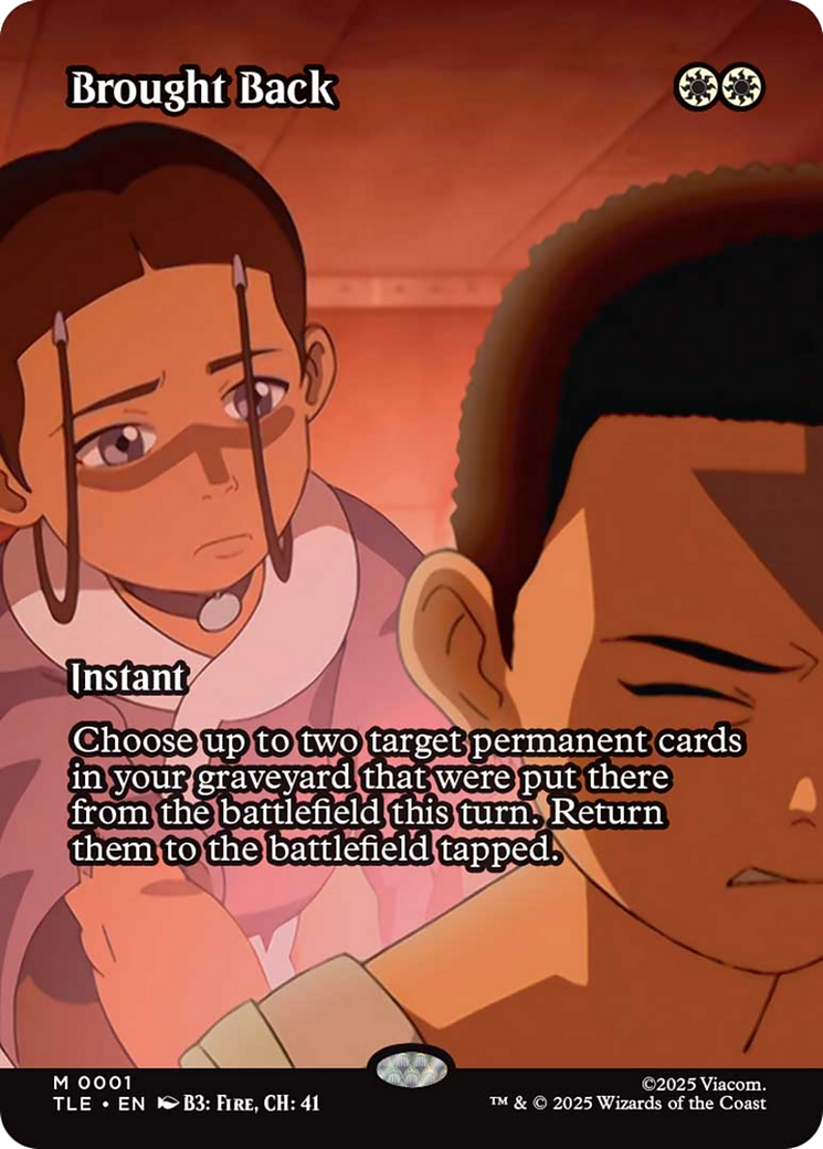 Brought Back (Borderless) [Avatar: The Last Airbender: Eternal-Legal] | Magic Magpie