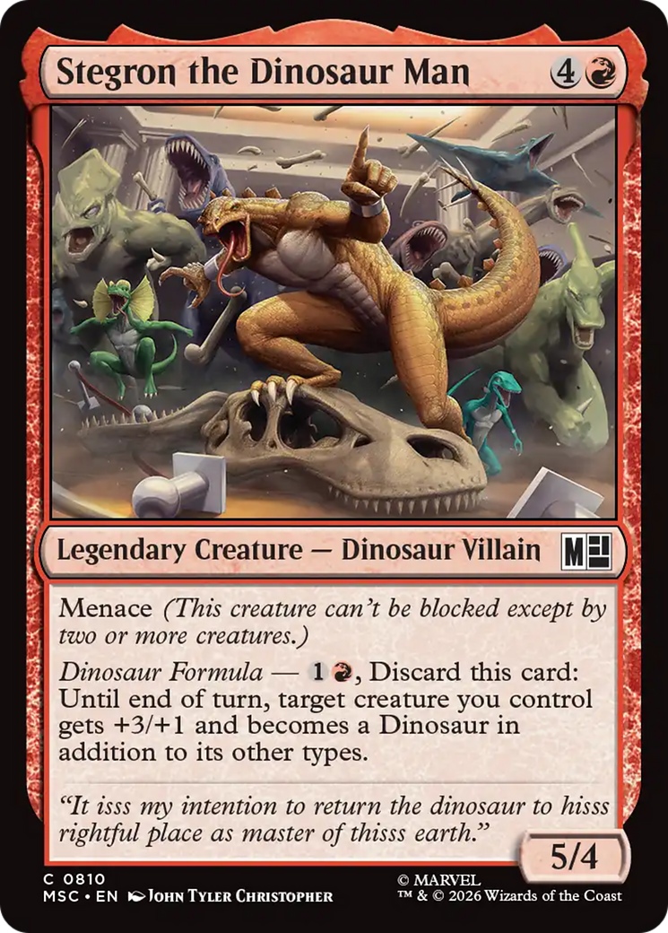 Stegron the Dinosaur Man [Marvel Super Heroes Commander] | Magic Magpie