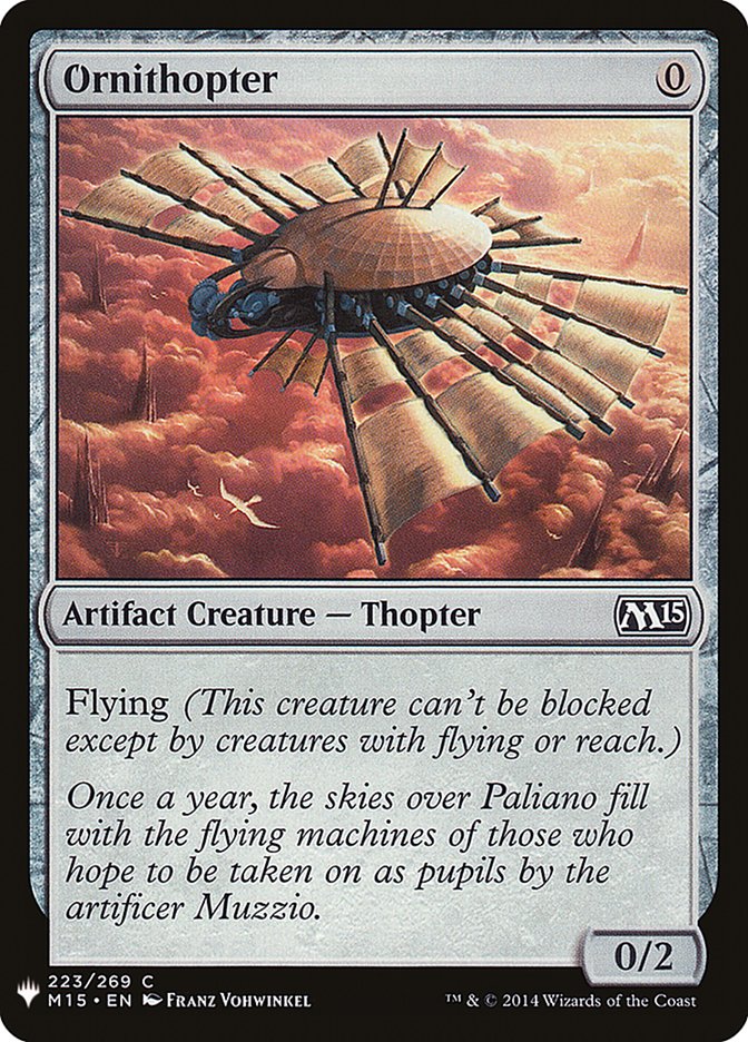 Ornithopter [Mystery Booster] | Magic Magpie