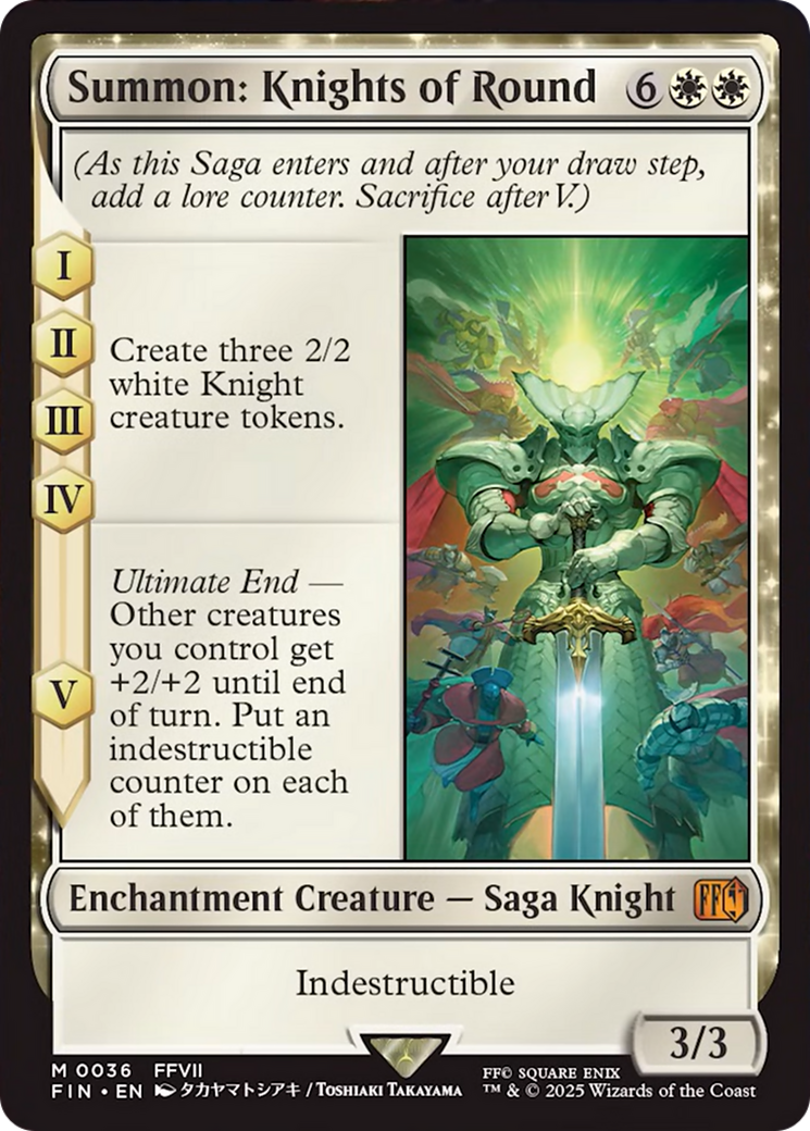 Summon: Knights of Round [FINAL FANTASY] | Magic Magpie