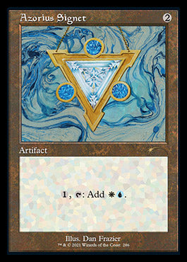 Azorius Signet (Retro) [Secret Lair Drop Series] | Magic Magpie