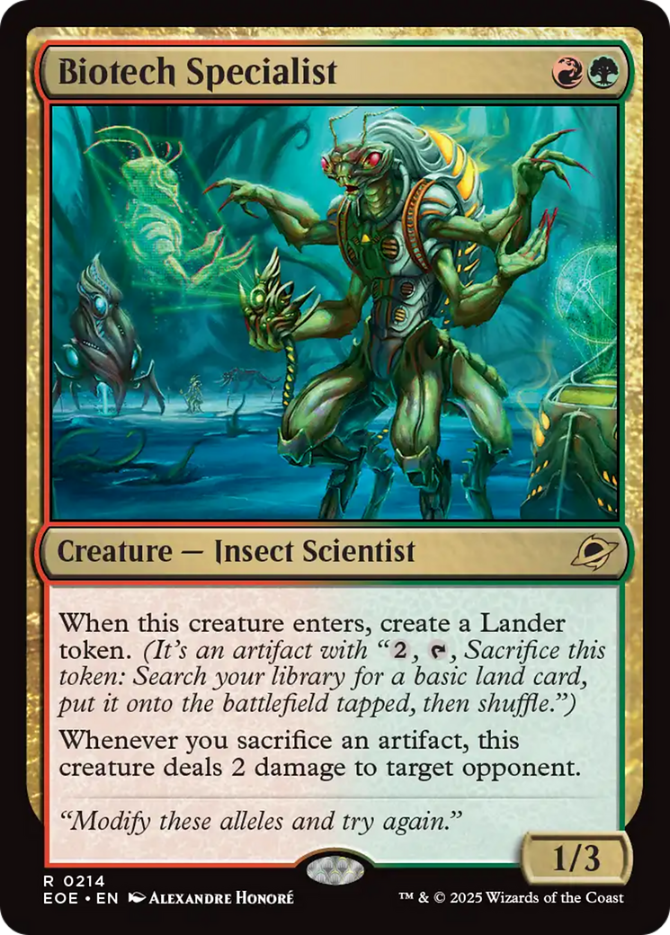 Biotech Specialist [Edge of Eternities] | Magic Magpie