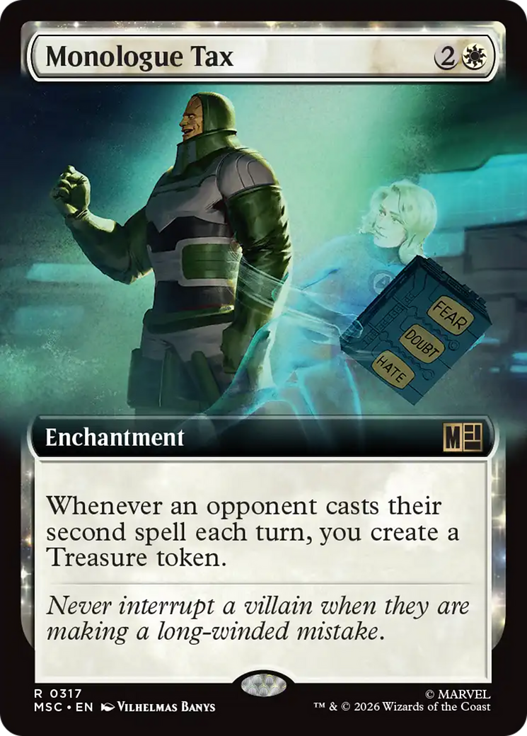 Monologue Tax (Extended Art) [Marvel Super Heroes Commander] | Magic Magpie