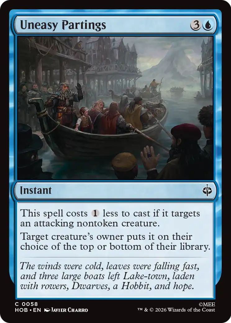 Uneasy Partings [The Hobbit] | Magic Magpie