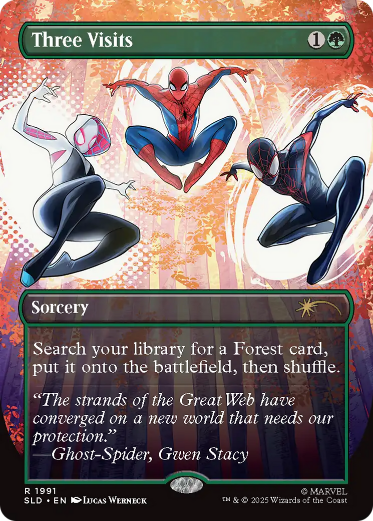 Three Visits [Secret Lair Drop Series] | Magic Magpie