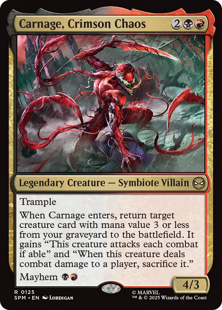 Carnage, Crimson Chaos [Marvel's Spider-Man] | Magic Magpie