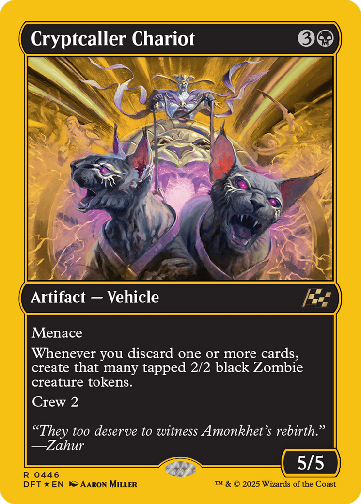 Cryptcaller Chariot (First-Place Foil) [Aetherdrift] | Magic Magpie