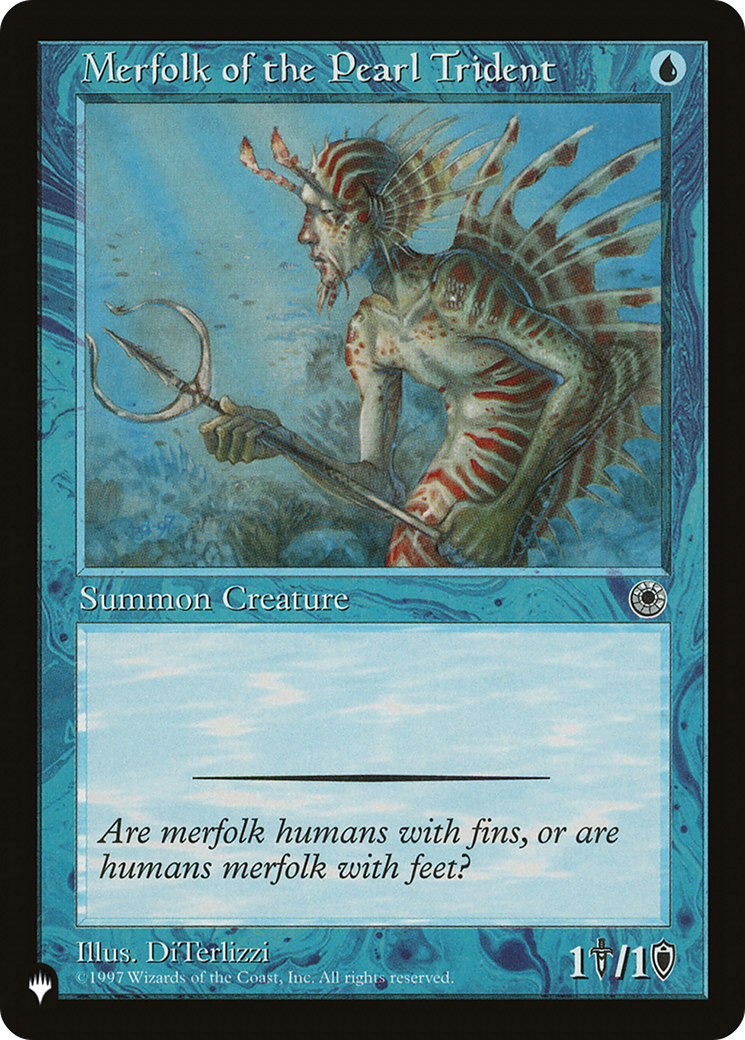 Merfolk of the Pearl Trident [The List Reprints] | Magic Magpie