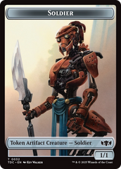 Solider (0032) // Copy Double-Sided Token [Tarkir: Dragonstorm Commander Tokens] | Magic Magpie