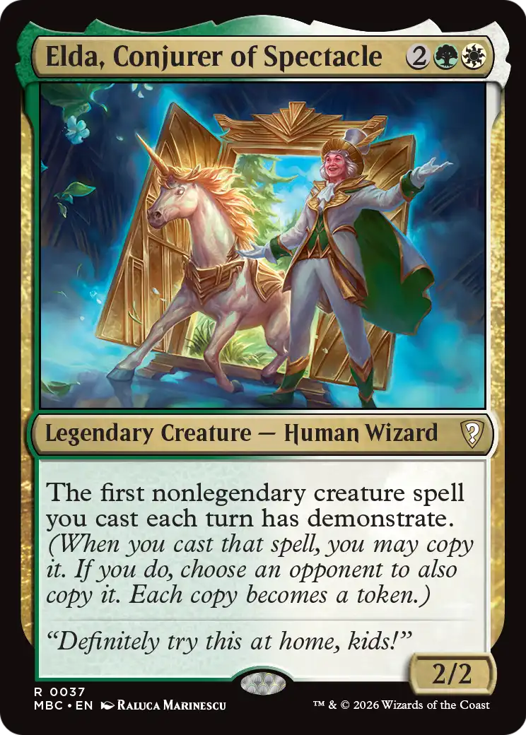 Elda, Conjurer of Spectacle [Mystery Booster: Commander Edition] | Magic Magpie