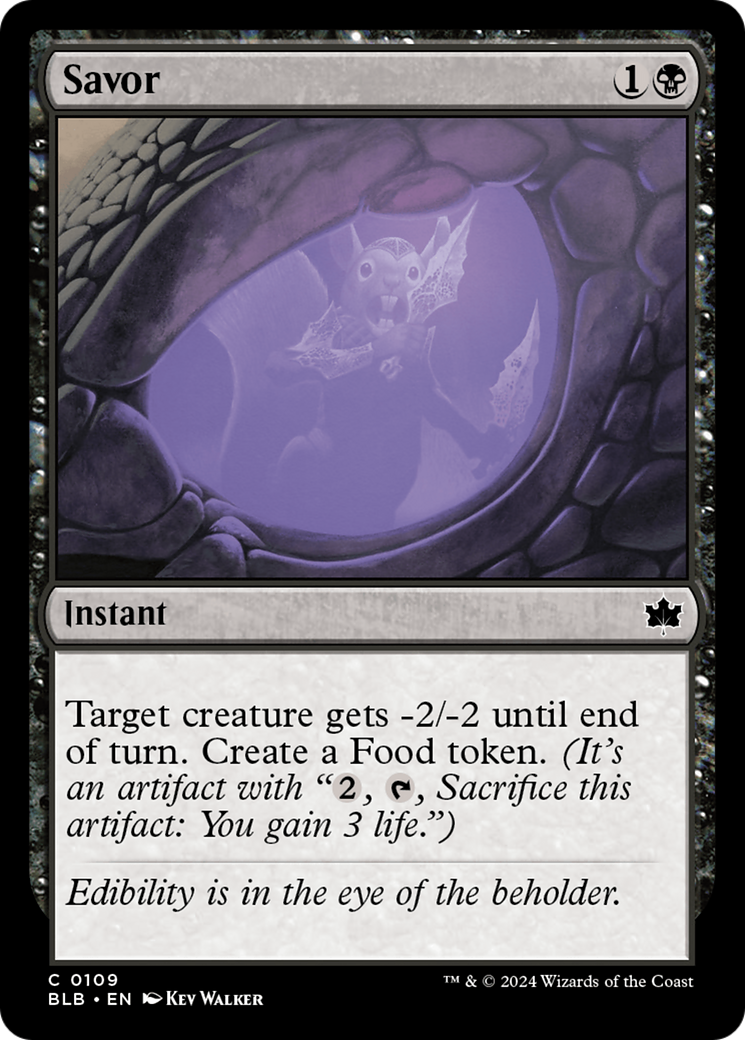 Savor [Bloomburrow] | Magic Magpie